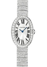 Load image into Gallery viewer, Cartier Baignoire Watch - Small White Gold Diamond Case - Diamond Bracelet - WB520011 - Luxury Time NYC