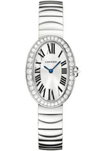 Load image into Gallery viewer, Cartier Baignoire Watch - Small White Gold Diamond Case - Gold Bracelet - WB520006 - Luxury Time NYC
