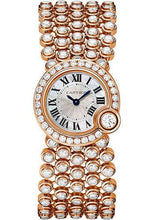 Load image into Gallery viewer, Cartier Ballon Blanc de Cartier Watch - 24.2 mm Pink Gold Case - Mother-of-Pearl Diamond Dial - Mother Of Pearl Bracelet - HPI00758 - Luxury Time NYC