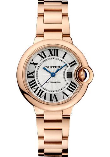 Cartier Ballon Bleu de Cartier Watch - 33 mm Pink Gold Case - W6920096 - Luxury Time NYC