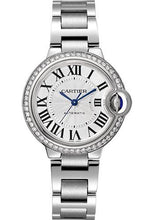 Load image into Gallery viewer, Cartier Ballon Bleu de Cartier Watch - 33 mm Steel Case - Diamond Bezel - W4BB0016 - Luxury Time NYC