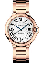 Load image into Gallery viewer, Cartier Ballon Bleu de Cartier Watch - 36 mm Rose Gold Case - Silvered Dial - Interchangeable Bracelet - WGBB0043 - Luxury Time NYC