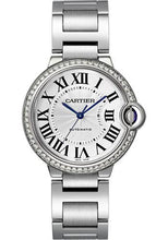Load image into Gallery viewer, Cartier Ballon Bleu de Cartier Watch - 36 mm Steel Case - Diamond Bezel - W4BB0017 - Luxury Time NYC