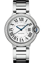 Load image into Gallery viewer, Cartier Ballon Bleu de Cartier Watch - 36 mm White Gold Diamond Case - WJBB0008 - Luxury Time NYC