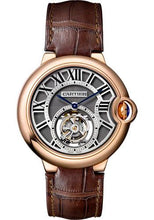 Load image into Gallery viewer, Cartier Ballon Bleu De Cartier Watch - 39 mm Pink Gold Case - Grey Dial - Brown Alligator Strap - W6920104 - Luxury Time NYC