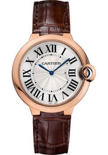 Load image into Gallery viewer, Cartier Ballon Bleu de Cartier Watch - 40 mm Pink Gold Case - Brown Alligator Strap - W6920083 - Luxury Time NYC