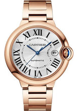 Load image into Gallery viewer, Cartier Ballon Bleu de Cartier Watch - 40 mm Rose Gold Case - Silvered Dial - Interchangeable Bracelet - WGBB0039 - Luxury Time NYC