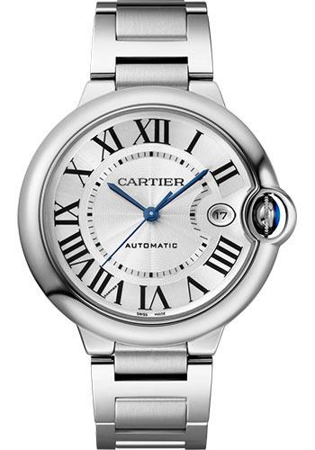 Cartier Ballon Bleu de Cartier Watch - 40 mm Steel Case - Silvered Dial - Interchangeable Bracelet - WSBB0040 - Luxury Time NYC