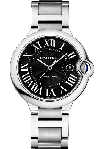 Cartier Ballon Bleu de Cartier Watch - 42 mm Steel Case - Black Dial - W6920042 - Luxury Time NYC