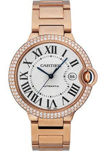 Load image into Gallery viewer, Cartier Ballon Bleu de Cartier Watch - Large Pink Gold Case - Diamond Bezel - WE9008Z3 - Luxury Time NYC