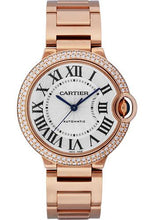 Load image into Gallery viewer, Cartier Ballon Bleu de Cartier Watch - Medium Pink Gold Case - Diamond Bezel - WE9005Z3 - Luxury Time NYC