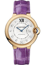 Load image into Gallery viewer, Cartier Ballon Bleu de Cartier Watch - Medium Pink Gold Case - Diamond Dial - Alligator Strap - WE902028 - Luxury Time NYC