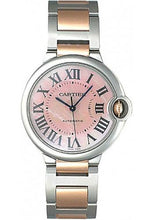 Load image into Gallery viewer, Cartier Ballon Bleu de Cartier Watch - Medium Steel And Pink Gold Case - Pink Mother-of-Pearl Dial - W6920033 - Luxury Time NYC