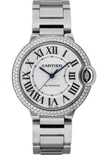 Load image into Gallery viewer, Cartier Ballon Bleu de Cartier Watch - Medium White Gold Case - Diamond Bezel - WE9006Z3 - Luxury Time NYC