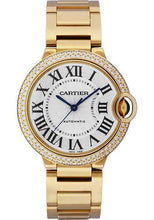 Load image into Gallery viewer, Cartier Ballon Bleu de Cartier Watch - Medium Yellow Gold Case - Diamond Bezel - WE9004Z3 - Luxury Time NYC