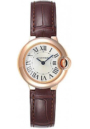 Cartier Ballon Bleu de Cartier Watch - Small Rose Gold Case - Alligator Strap - W6900256 - Luxury Time NYC