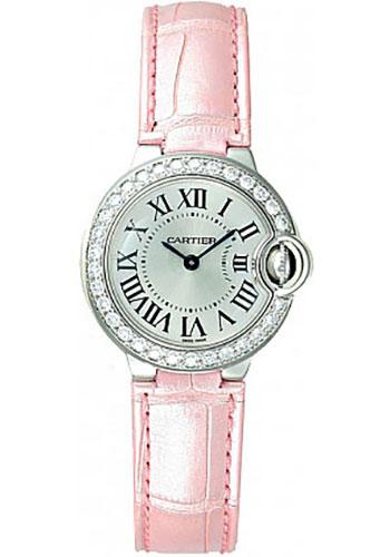 Cartier Ballon Bleu de Cartier Watch - Small White Gold Case - Diamond Bezel - Alligator Strap - WE900351 - Luxury Time NYC