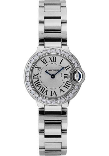 Cartier Ballon Bleu de Cartier Watch - Small White Gold Case - Diamond Bezel - WE9003Z3 - Luxury Time NYC