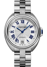 Load image into Gallery viewer, Cartier Cle de Cartier Watch - 35 mm Steel Case - Silver Dial - WSCL0006 - Luxury Time NYC