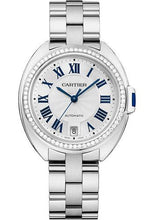 Load image into Gallery viewer, Cartier Cle de Cartier Watch - 35 mm White Gold Diamond Case - White Dial - WJCL0044 - Luxury Time NYC