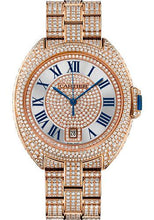 Load image into Gallery viewer, Cartier Cle de Cartier Watch - 40 mm Pink Gold Diamond Case - Pink Gold Diamond Dial - Diamond Bracelet - HPI01041 - Luxury Time NYC