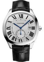Load image into Gallery viewer, Cartier Drive de Cartier Watch - 40 mm x 41 mm Steel Case - Silvered Dial - Black Alligator Strap - WSNM0015 - Luxury Time NYC