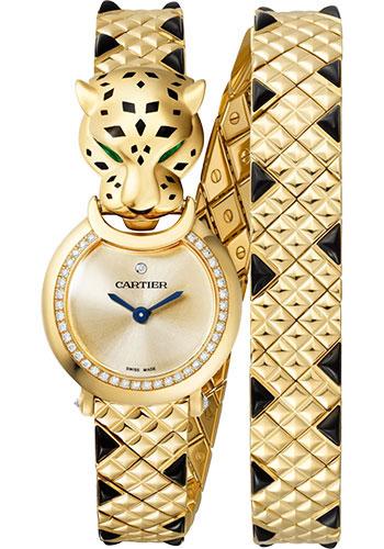 Cartier La Panthere Watch - 23.6 mm Yellow Gold Diamond Case - Gold-Tone Dial - Yellow Gold Bracelet - HPI01382 - Luxury Time NYC