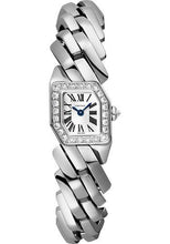Load image into Gallery viewer, Cartier Maillon de Cartier Watch - 16 x 17 mm White Gold Diamond Case - Silver Dial - Bracelet - WJBJ0003 - Luxury Time NYC