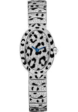 Load image into Gallery viewer, Cartier Mini Baignoire Panther Spots Watch - White Gold Diamond Case - Diamond Dial - Diamond Bracelet - HPI00704 - Luxury Time NYC