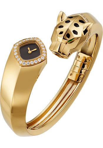 CRB6067317 - Panthère de Cartier bracelet - Pink gold, onyx, tsavorite  garnets - Cartier