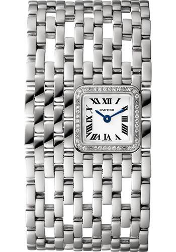 Cartier Panthere de Cartier Cuff Watch - 22 mm White Gold Case - Diamond Bezel - WJPN0021 - Luxury Time NYC