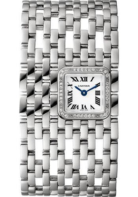 Cartier Panthere de Cartier Cuff Watch - 22 mm White Gold Case - Diamond Bezel - WJPN0021 - Luxury Time NYC