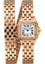 Load image into Gallery viewer, Cartier Panthere de Cartier Double Loop Watch - 22 mm Pink Gold Case - Diamond Bezel - Pink Gold Double Loop Bracelet - WJPN0014 - Luxury Time NYC