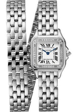 Load image into Gallery viewer, Cartier Panthere de Cartier Double Loop Watch - 22 mm White Gold Case - Diamond Bezel - White Gold Double Loop Bracelet - WJPN0012 - Luxury Time NYC