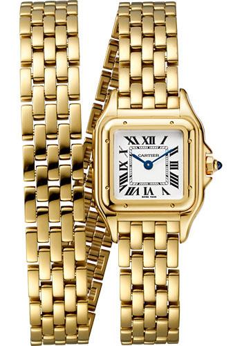 Cartier Panthere de Cartier Double Loop Watch - 22 mm Yellow Gold Case - Yellow Gold Double Loop Bracelet - WGPN0013 - Luxury Time NYC