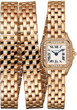 Load image into Gallery viewer, Cartier Panthere de Cartier Triple Loop Watch - 20 mm Pink Gold Case - Diamond Bezel - Pink Gold Triple Loop Bracelet - WJPN0013 - Luxury Time NYC