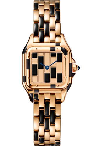 Cartier Panthere de Cartier Watch - 22 mm Pink Gold Case - Gold Dial - WGPN0010 - Luxury Time NYC