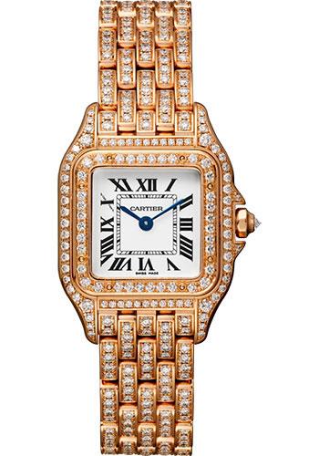 Cartier Panthere de Cartier Watch - 22 mm Pink Gold Diamond Case - Diamond Bracelet - HPI01131 - Luxury Time NYC