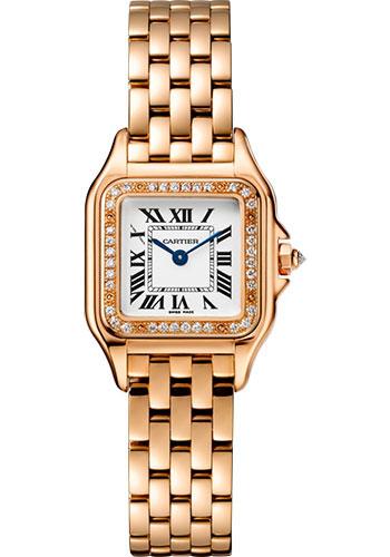 Cartier Panthere de Cartier Watch - 22 mm Pink Gold Diamond Case - WJPN0008 - Luxury Time NYC