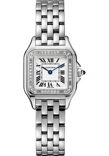 Cartier Panthere de Cartier Watch - 22 mm Steel Case - Diamond Bezel - W4PN0007 - Luxury Time NYC