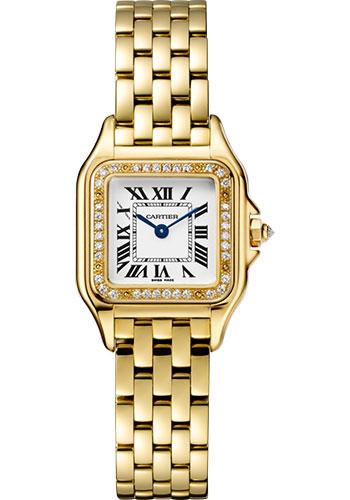 Cartier Panthere de Cartier Watch - 22 mm Yellow Gold Case - Diamond Bezel - WJPN0015 - Luxury Time NYC