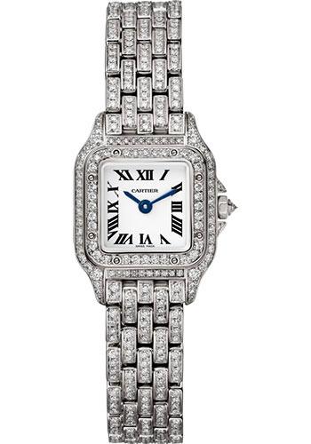 Cartier Panthere de Cartier Watch - 25 mm White Gold Diamond Case - Diamond Bracelet - HPI01325 - Luxury Time NYC