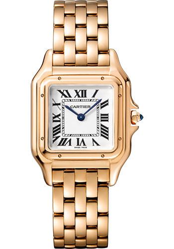 Cartier Panthere de Cartier Watch - 27 mm 18Kpink Gold Case - Pink Gold Bracelet - WGPN0007 - Luxury Time NYC