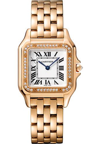 Cartier Panthere de Cartier Watch - 27 mm Pink Gold Diamond Case - WJPN0009 - Luxury Time NYC