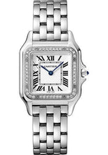 Load image into Gallery viewer, Cartier Panthere de Cartier Watch - 27 mm Steel Case - Diamond Bezel - W4PN0008 - Luxury Time NYC