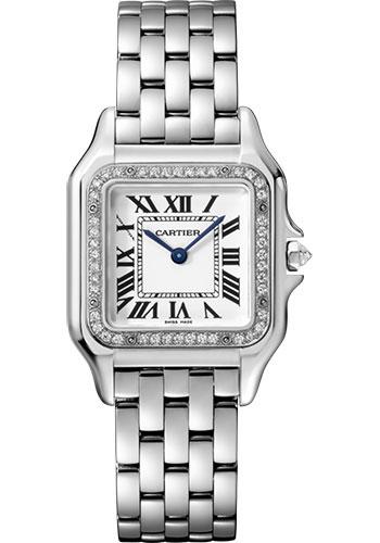 Cartier Panthere de Cartier Watch - 27 mm White Gold Diamond Case - WJPN0007 - Luxury Time NYC