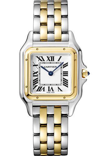 Cartier Panthere de Cartier Watch - 27 mm Yellow Gold And Steel Case - W2PN0007 - Luxury Time NYC