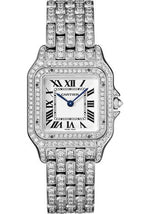 Cartier Panthere de Cartier Watch - 37 mm White Gold Diamond Case - Diamond Bracelet - HPI01130 - Luxury Time NYC