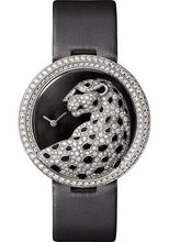Load image into Gallery viewer, Cartier Panthere Divine Watch - 38 mm White Gold Diamond Case - Black Dial - Black Alligator Strap - HPI00648 - Luxury Time NYC