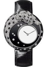 Load image into Gallery viewer, Cartier Panthere Mysterieuse Watch - 40 mm White Gold Diamond Case - Black Alligator Strap - HPI01011 - Luxury Time NYC